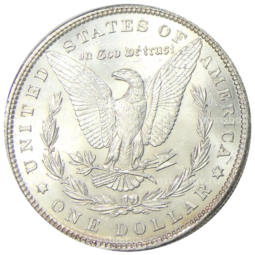 Монета 1 доллар 1896 года США «Доллар Моргана» (вид 2)