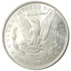 Монета 1 доллар 1896 года США «Доллар Моргана» (реверс)