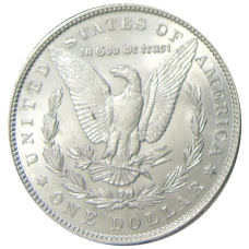 Монета 1 доллар 1889 года США «Доллар Моргана» (реверс)