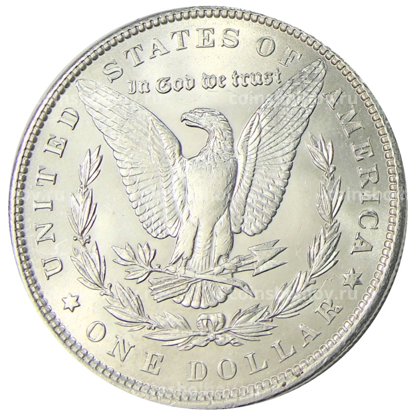 Монета 1 доллар 1889 года США «Доллар Моргана» (вид 2)