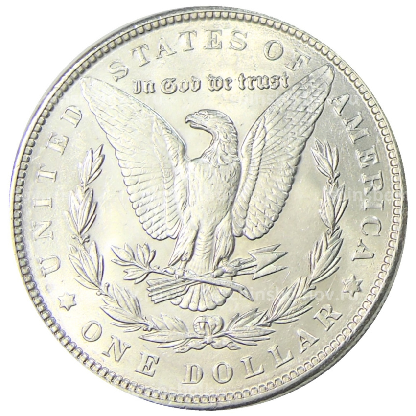 Монета 1 доллар 1889 года США «Доллар Моргана» (вид 2)