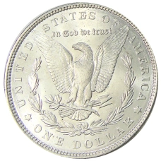 Монета 1 доллар 1889 года США «Доллар Моргана» (реверс)