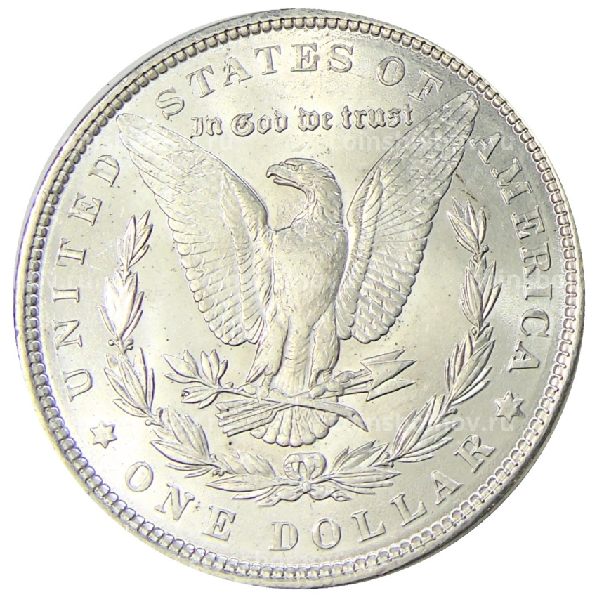 Монета 1 доллар 1889 года США «Доллар Моргана» (вид 2)