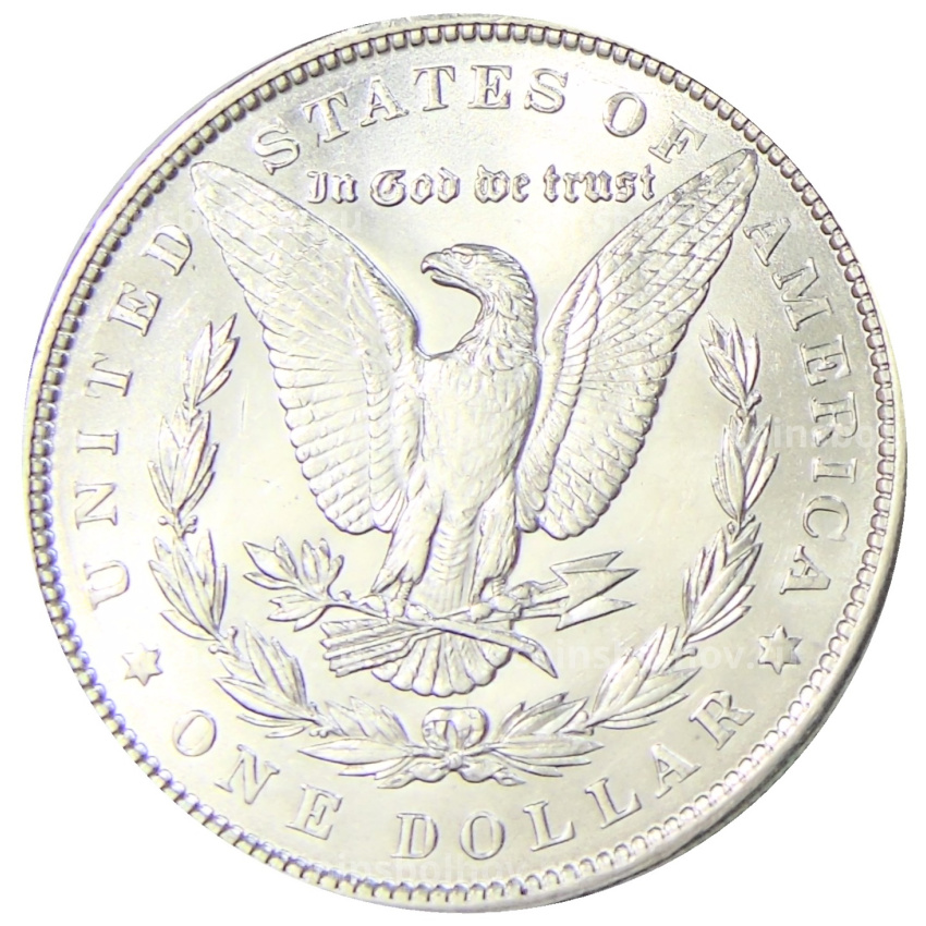 Монета 1 доллар 1889 года США «Доллар Моргана» (вид 2)