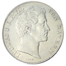 Монета 2 гульдена 1846 года Германские государства — Бавария (реверс)