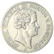 Монета 1 талер 1831 года A Германские государства — Пруссия (аверс)