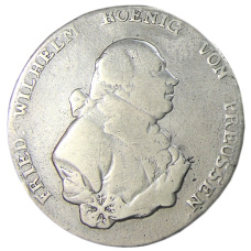 Монета 1 талер 1793 года Германсике государства — Пруссия (аверс)
