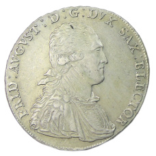 Монета 1 талер 1792 года Германские государства — Саксония (аверс)