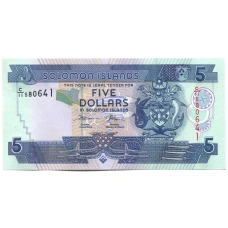 Банкнота 5 долларов 2018 года Соломоновы Острова