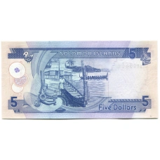 Банкнота 5 долларов 2018 года Соломоновы Острова (вид 2)