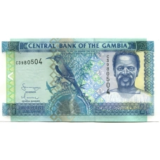 Банкнота 25 даласи 2005 года Гамбия (аверс)