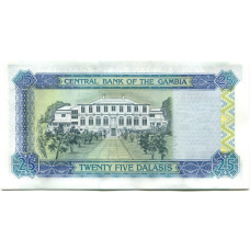 Банкнота 25 даласи 2005 года Гамбия (вид 2)