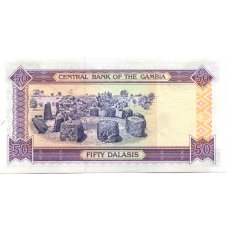 Банкнота 50 даласи 2005 года Гамбия (вид 2)