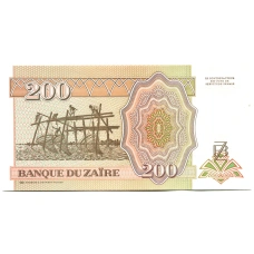 Банкнота 200 заиров 1994 года Заир (вид 2)