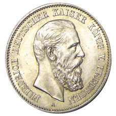 Монета 2 марки 1888 года A Германия (Пруссия) (аверс)