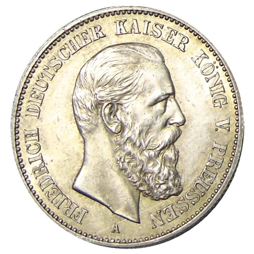 Монета 2 марки 1888 года A Германия (Пруссия)