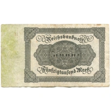 Банкнота 50000 марок 1922 года Германия (вид 2)