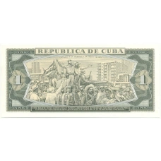 Банкнота 1 песо 1988 года Куба (вид 2)