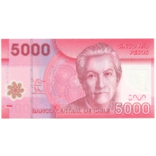 Банкнота 5000 песо 2014 года Чили