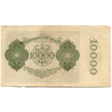 Банкнота 10000 марок 1922 года Германия (вид 2)