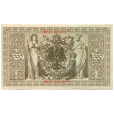 Банкнота 1000 марок 1910 года Германия (вид 2)