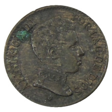 Монета 1 сентимо 1906 года Испания (аверс)