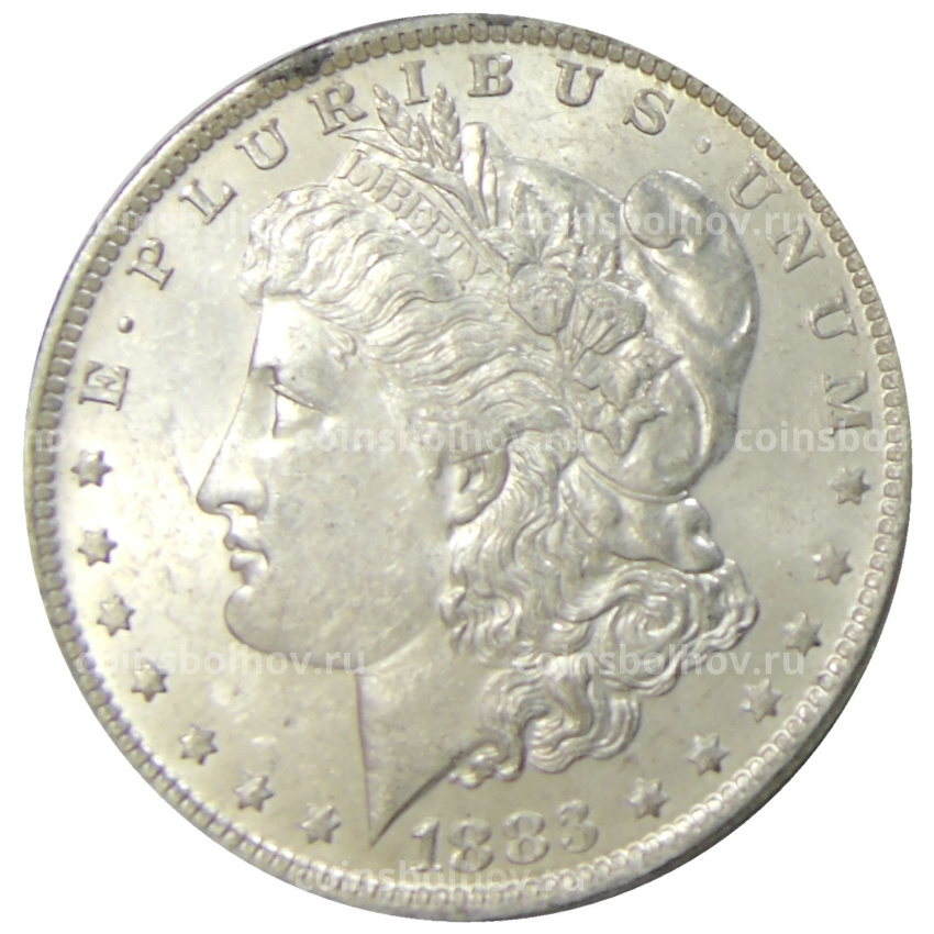 Монета 1 доллар 1883 года O США «Доллар Моргана»