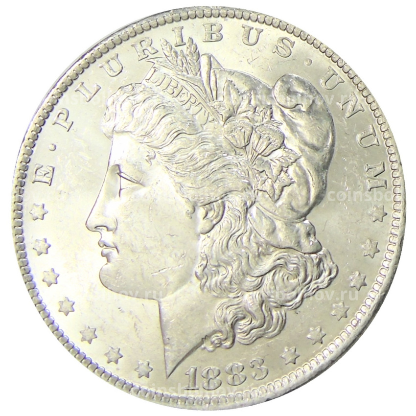 Монета 1 доллар 1883 года O США «Доллар Моргана»