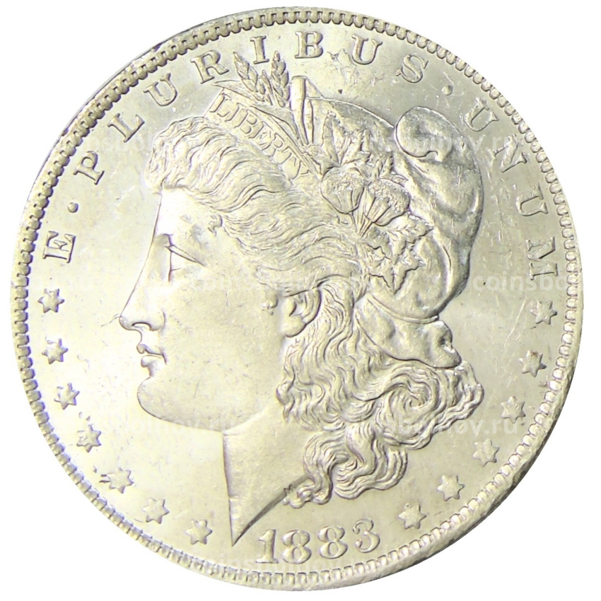 Монета 1 доллар 1883 года O США «Доллар Моргана»