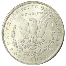 Монета 1 доллар 1883 года O США «Доллар Моргана» (реверс)