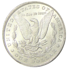 Монета 1 доллар 1883 года O США «Доллар Моргана» (реверс)