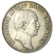 Монета 5 марок 1914 года Е Германия (Саксония) (аверс)