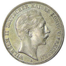 Монета 3 марки 1910 года A Германия (Пруссия) (аверс)
