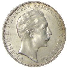 Монета 3 марки 1911 года A Германия (Пруссия) (аверс)