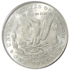 Монета 1 доллар 1889 года США «Доллар Моргана» (реверс)
