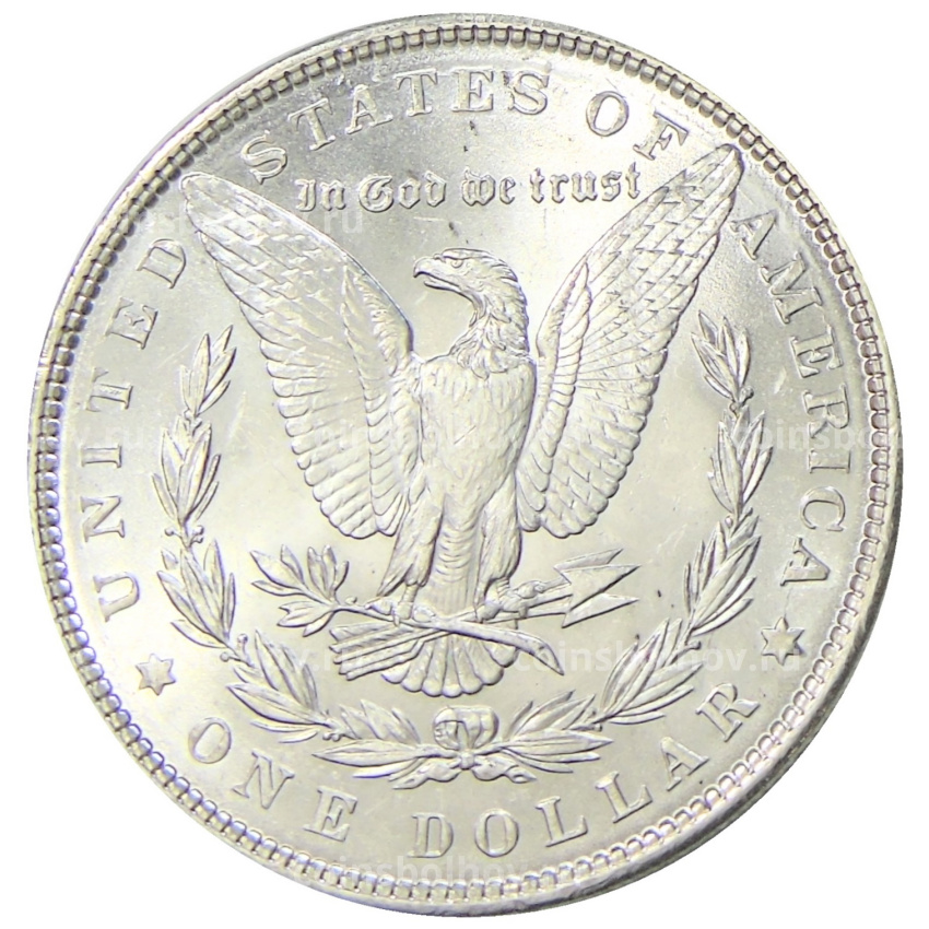 Монета 1 доллар 1889 года США «Доллар Моргана» (вид 2)