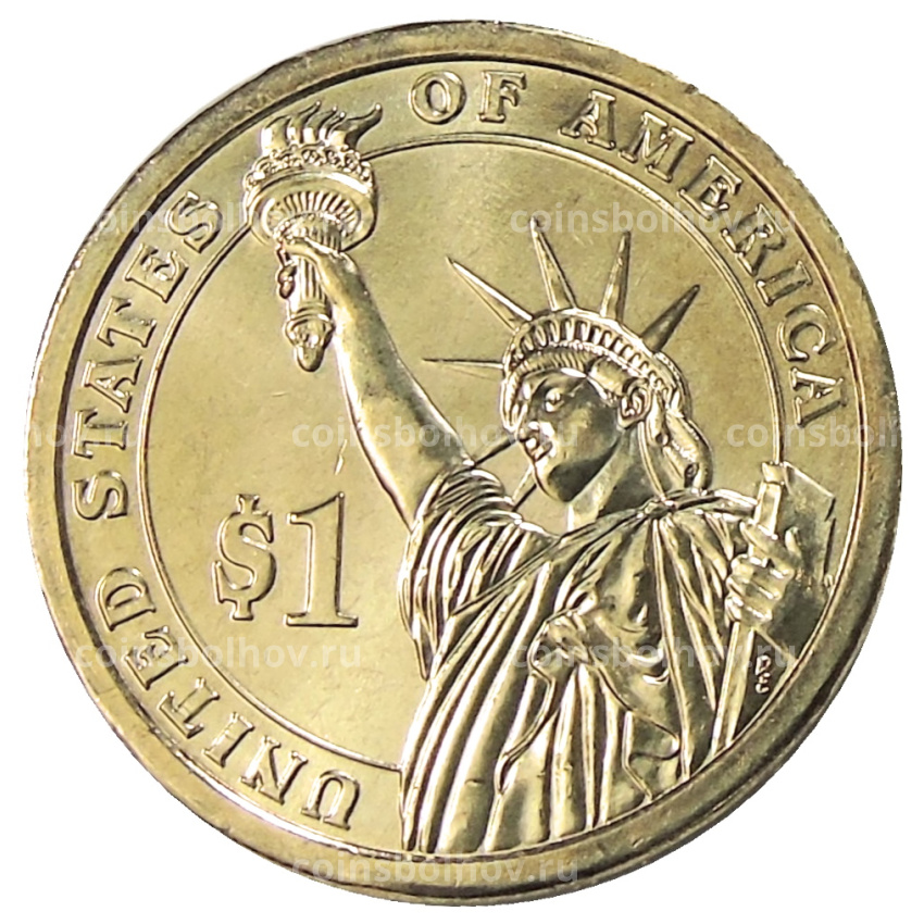 Монета 1 доллар 2008 года Р США «7-й президент США Эндрю Джексон» (вид 2)
