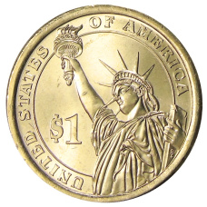 Монета 1 доллар 2014 года P США «Калвин Кулидж 30-й президент США» (реверс)