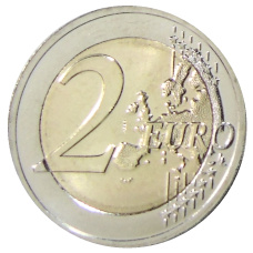 Монета 2 евро 2025 года Литва «Оборона страны» (реверс)