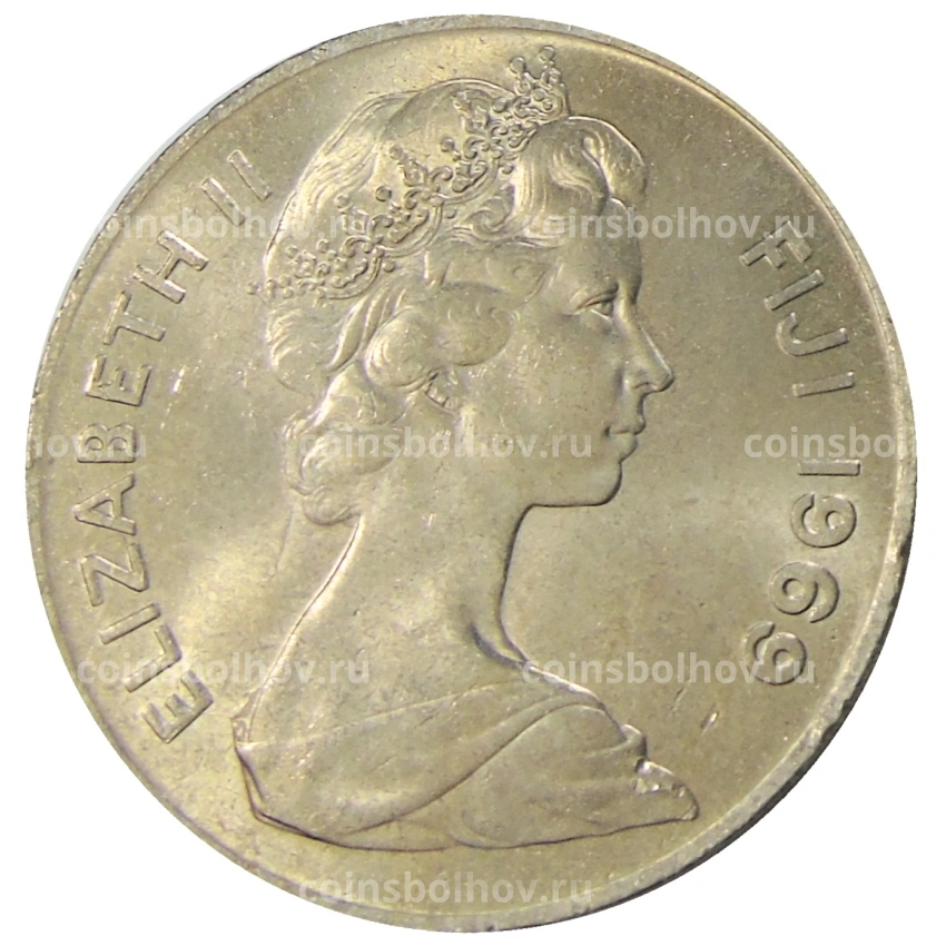Монета 1 доллар 1969 года Фиджи (вид 2)