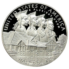 Монета 1/2 доллара (50 центов) 2017 года S США «100 лет организации Boys Town» (реверс)