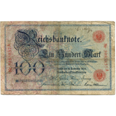 Банкнота 100 марок 1905 года Германия