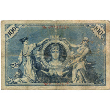 Банкнота 100 марок 1905 года Германия (вид 2)