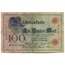 Банкнота 100 марок 1903 года Германия
