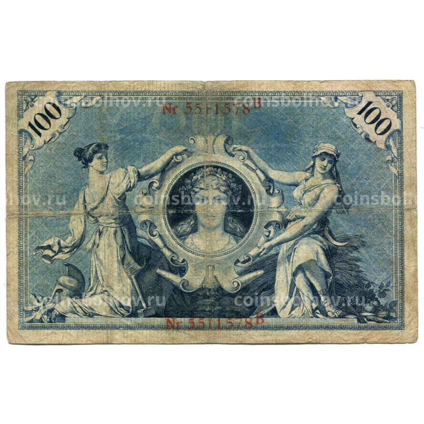 Банкнота 100 марок 1903 года Германия (вид 2)