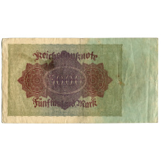 Банкнота 5000 марок 1922 года Германия (вид 2)