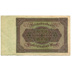 Банкнота 50000 марок 1922 года Германия (вид 2)