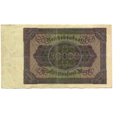 Банкнота 50000 марок 1922 года Германия (вид 2)
