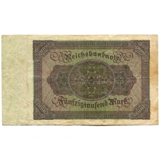 Банкнота 50000 марок 1922 года Германия (вид 2)