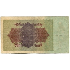 Банкнота 5000 марок 1922 года Германия (вид 2)
